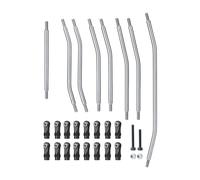 MEXWLOP Asta di Collegamento dello sterzo in Acciaio Inossidabile da 8 Pezzi 1/10, for assiale, for Wraith 90048 90053 RC Crawler Car Braccio di Sospensione