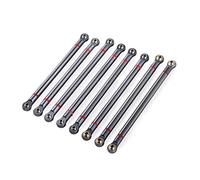 MEXWLOP Asta di Collegamento in Lega Alluminio 8 Pezzi Passo 313mm 1/10 RC Crawler Car, for assiale, for SCX10 RGT 86100 Braccio di Sospensione