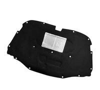 MEXWLOP Auto Cofano anteriore Motore Isolamento termico e acustico Tappetino in cotone Tappetino antirumore, for VW, for Touareg, 2003-2018 Scudo termico del motore(Black 2003-2010)