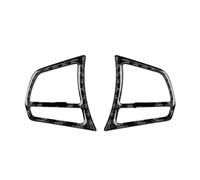 MEXWLOP Auto Volante Decalcomanie In Fibra di Carbonio Trim, for BMW, for F30 F31 F32 F33 F34 F36 3GT 2012-2019 Accessori Decorazione dei pulsanti del volante(Style B)