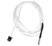 MEXWLOP B3950 100K Termistori, Sensore di temperatura accessorio for termistori for stampante 3D in acciaio inossidabile, for blocco riscaldante, for stampante 3D Sensore di temperatura(BLACK 1m)