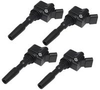 MEXWLOP Bobina di accensione 04e905110e Bobine, for Seat, for Ibiza, for Mii, for Leon, for Toledo, for Alhambra, for Arona Accessori Bobina di accensione(BLACK Rear right)