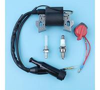 MEXWLOP Bobina di accensione Candela Candela Filtro Interruttore On Off Kit GX160 GX200 5.5HP 6.5HP Motore Generatore Decespugliatore Tosaerba Kit interruttore per motosega