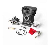 MEXWLOP Candela di accensione pompa olio carburatore pistone cilindro, for STIHL MS180 018 MS 180 for pezzo ricambio for motosega Zama Carb Kit pistone motosega