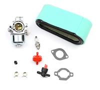 MEXWLOP Carburatore con Filtro dell'Aria Kit guarnizioni Candele Motori for Tosaerba Parti di Ricambio carburatore for Trattore 699831 Kit carburatore