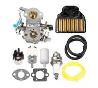 MEXWLOP Carburatore con Motosega Kit di Messa a Punto del Filtro dell'Aria Ricambio 455, for Rancher, E 460 461 WTA-29 Kit carburatore