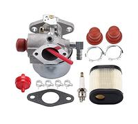 MEXWLOP Carburatore Riciclatore Tosaerba Prato, for Tecumseh, LEV100 LEV105 LEV120 LV195EA LV195XA Toro 20016 640350 640271 640303 Kit carburatore