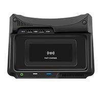 MEXWLOP Caricabatterie wireless for auto da 15 W CRV CR-V 2017-2019 Caricabatterie for telefono QI Custodia di ricarica rapida Supporto for telefono Caricabatterie wireless per auto