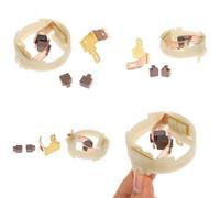 MEXWLOP Chiave for trapano avvitatore a batteria 1/2 pezzi, for 895 875 887 885, parti di riparazione del coperchio del cappuccio terminale del supporto della spazzola di carbone del rotore del motore