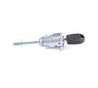 MEXWLOP Cilindro serratura portiera conducente con anello sinistro, for Seat, Cordoba Ibiza III 6L3837167B 6L3837168B con CHIAVE 2002-2008 serratura della portiera dell'auto(LEFT1 x Key)
