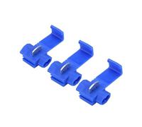MEXWLOP Connettore di linea automatica Connettori for cavi a forma di T Terminali A crimpare Splitter Kit audio for auto Cavo di collegamento rapido Cavo del portellone posteriore(Blue,20PCS)