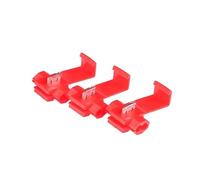 MEXWLOP Connettore di linea automatica Connettori for cavi a forma di T Terminali A crimpare Splitter Kit audio for auto Cavo di collegamento rapido Cavo del portellone posteriore(Rot,50PCS)