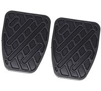 MEXWLOP Copertura del pedale della frizione freno, for Nissan, for Qashqai, J11 J10 2009-2016 Dualis Rogue Sport Copripedale per auto(BLACK 2Pc)