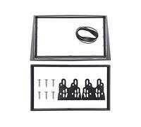 MEXWLOP Doppia 2 Din Autoradio Fascia Dash Installazione Trim Kit Face Plate Lunetta, for Opel, Astra Antara Corsa Zafira Pannello di rivestimento dell'autoradio(178x100mm)