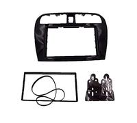 MEXWLOP Doppia fascia Din Dash Montaggio Installazione Trim Kit Cornice frontale Pannello stereo radio 2din, for Mitsubishi, Mirage Space Star Attrage dal 2012 in poi Pannello di rivestimento dell'aut