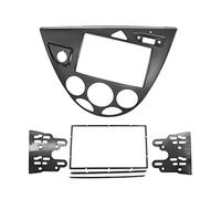 MEXWLOP Doppio telaio 2 Din Stereo Fascia Pannello autoradio Refitting Installazione Trim Kit Cornice frontale Fasica, for Ford, Focus, Fiesta Rivestimento cruscotto radio