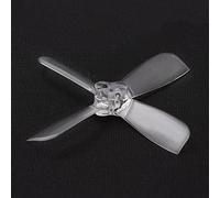 MEXWLOP Elica for PC 2X3.5X4 a 4 pale da 2 pollici, 3 fori, RC FPV Racing Freestyle, stuzzicadenti, Cinewhoop Droni Set di pale per elica di droni(4Pairs Clear)