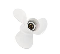 MEXWLOP Elica fuoribordo, for, 25hp 30hp 40hp 48hp 50hp 60hp 11 1/8 * 13 Lega di Alluminio Vite Motore Motore Parte 3 Lama 13 Spline Elica per Barche