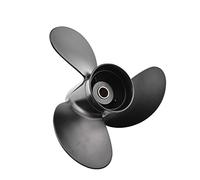 MEXWLOP Elica fuoribordo, for Tohatsu, 8hp 9.9hp 8.5 * 7.5 Motore for Barca Vite in Lega di Alluminio 3 Pale 12 scanalature Parte del Motore Marino Elica per Barche