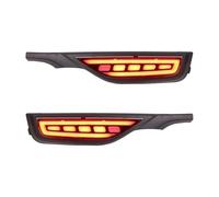MEXWLOP Fanale posteriore 2 pezzi Fendinebbia posteriore 12 V LED for auto Paraurti posteriore Luce freno Luce di direzione scorrevole Riflettore lampada for JAZZ, gruppi ottici posteriori for auto 20