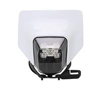 MEXWLOP Faro anteriore Lampada Luce, for Husqvarna, FC FE FX TC TE TX 125 250 300 350 450 501 FE250 FC250 TE300 Indicatore di direzione Ghost Face per moto(B)