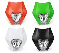 MEXWLOP Faro for moto anteriore EXC EXCF XC XCF XCW MX SX SXF SXS 250 350 450 500 505-530 Indicatore di direzione Ghost Face per moto(Schwarz)