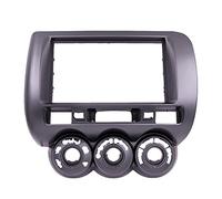 MEXWLOP Fascia audio LHD for guida a destra Doppio Din Radio CD GPS DVD Stereo Pannello CD Montaggio su staffa Kit di rivestimento for installazione Telaio, for JAZZ Pannello di rivestimento dell'auto