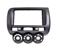 MEXWLOP Fascia audio LHD for guida a destra Doppio Din Radio CD GPS DVD Stereo Pannello CD Montaggio su staffa Kit di rivestimento for installazione Telaio, for JAZZ Pannello di rivestimento dell'auto