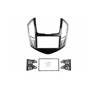 MEXWLOP Fascia radio 2 Din, for Chevrolet, Cruze, 2013 Stereo Panel Dash Mount Kit Adattatore Trim Frame Facia DVD Face Plate Finiture audio per auto(Silver Gloss Black)