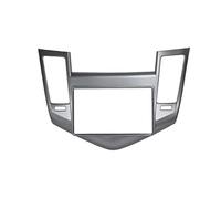 MEXWLOP Fascia radio 2 Din, for Chevrolet, Cruze, 2013 Stereo Panel Dash Mount Kit Adattatore Trim Frame Facia DVD Face Plate Finiture audio per auto(Silver)