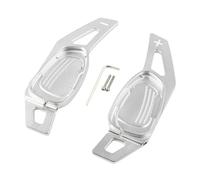 MEXWLOP For, A5 S5 SQ5 2016 Estensione del cambio al volante dell'auto Cambio diretto marcia Sinistra Destra 2 pezzi Sostituzione del cambio al volante dell'auto(Silver)