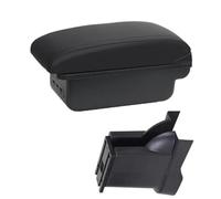 MEXWLOP For Alto 2008-2016 Box Center Console centrale Portabicchieri retrofit Accessori auto Bracciolo per auto(BLACK B2 Black Line 3usb)
