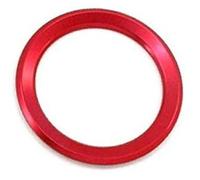 MEXWLOP , for BMW, X1/X3/X5/X6 Serie 1/3/4/5/7, 1 pz Car Styling Volante Decorazione Cerchio Copertura Adesivo Accessori Adesivo per Rivestimento Volante(Rot)