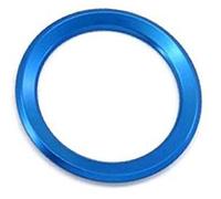 MEXWLOP , for BMW, X1/X3/X5/X6 Serie 1/3/4/5/7, 1 pz Car Styling Volante Decorazione Cerchio Copertura Adesivo Accessori Adesivo per Rivestimento Volante(Blue)