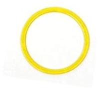 MEXWLOP , for Chevrolet, for Camaro, 2017 in su, ABS Interni Auto Volante Decorazione Copertura Trim Adesivi Accessori Auto Styling Adesivo per Rivestimento Volante(Yellow 1 pc)