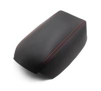 MEXWLOP, for Civic, berlina di ottava generazione 2006 2007 2008 2009 2010 2011 In pelle microfibra Car Styling Bracciolo centrale Console Box Cover Trim Copribracciolo per auto(Black with red)