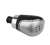 MEXWLOP For Focus, 2 MK2 2005-2011, for Fiesta, for Kuga 2008-2012 Auto 5 6 marce pomello del cambio con ghetta in pelle Pomello del cambio(5 Silver Knob)