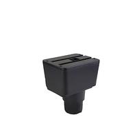 MEXWLOP For Ford, Ecosport, 2018-2021 Box bracciolo auto Dettagli interni Retrofit Scatola portaoggetti centrale Accessori console Bracciolo per auto(BLACK Base Only)