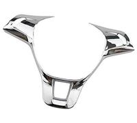 MEXWLOP , for Golf, 7 GTI MK7, for Polo, 2014 2015, for Jetta, MK6 2015 2016, Accessori for Adesivi for Rivestimento coprivolante for Auto Adesivo per Rivestimento Volante(Glossy Silver)