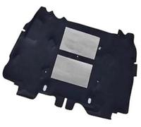 MEXWLOP For Jeep, for Wrangler 2007 2008 2009-2017 Tappetino antirumore for motore in cotone for isolamento termico e acustico for auto Scudo termico del motore(BLACK Type C)