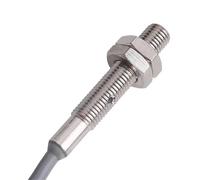 MEXWLOP For mini, interruttore di prossimità IP65 sensore induttivo a tre fili impermeabile con cavo da 2 m NPN PNP No Nc induttivo in metallo M3 M4 M5 M6 Sensore di prossimità(O6-npn Nc)