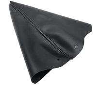 MEXWLOP For Peugeot, 307 207 406, for Citroen, pomello del cambio con ghetta in pelle, custodia, collare, accessori for lo styling dell'auto Pomello del cambio(BLACK 34mm)