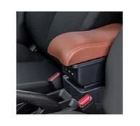 MEXWLOP For Sx4 2006-2018 Car Center Center Console portaoggetti bracciolo con accessori interni USB Accessori auto Bracciolo per auto(BLACK B6 Brown 3usb)