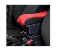 MEXWLOP For Sx4 2006-2018 Car Center Center Console portaoggetti bracciolo con accessori interni USB Accessori auto Bracciolo per auto(BLACK A5 Red Black No Usb)