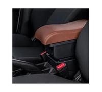 MEXWLOP For Sx4 2006-2018 Car Center Center Console portaoggetti bracciolo con accessori interni USB Accessori auto Bracciolo per auto(BLACK A6 Brown No Usb)