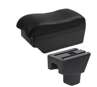 MEXWLOP For Sx4 2006-2018 Car Center Center Console portaoggetti bracciolo con accessori interni USB Accessori auto Bracciolo per auto(BLACK C2 Black Line 7usb)