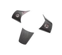 MEXWLOP , for Tesla, Modello 3, Adesivi Interni for Volante Fibra di Carbonio Forniture for Interni automobilistici Anno applicabile 2018 2019 2020 Adesivo per Rivestimento Volante