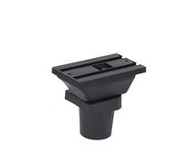 MEXWLOP For Toyota, for Aqua Car Bracciolo Box Car Center Console Storage Box Accessorio bracciolo USB Bracciolo per auto(BLACK Base Only)