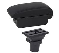 MEXWLOP For Toyota, for Aqua Car Bracciolo Box Car Center Console Storage Box Accessorio bracciolo USB Bracciolo per auto(BLACK C1 Black Line)