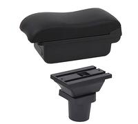 MEXWLOP For Toyota, for Aqua Car Bracciolo Box Car Center Console Storage Box Accessorio bracciolo USB Bracciolo per auto(BLACK B2 Black Line)